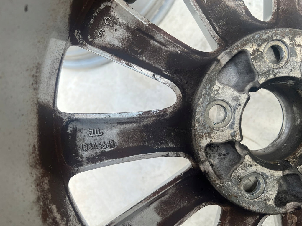 4x Alufelge 16 Zoll 6.5" 5x110 Glanz Silber 1336661 Opel Zafira Meriva Rim Wheel FEL2225449930we