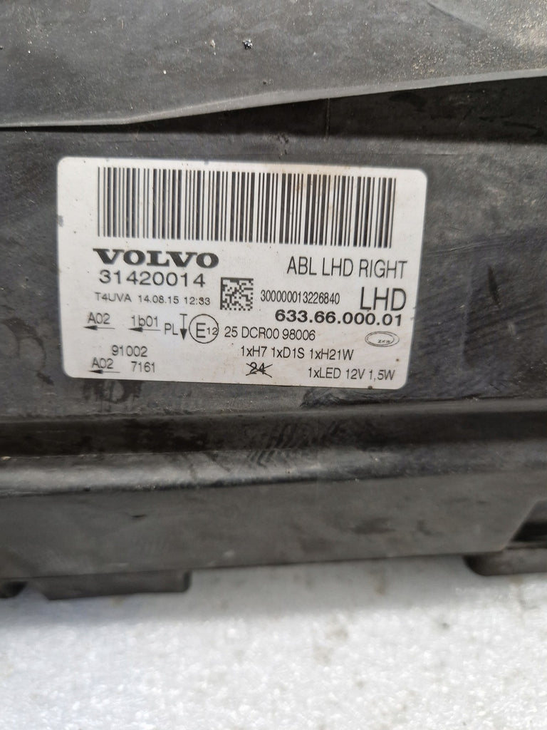 Frontscheinwerfer Volvo S80 II V70 31420013 31420014 Rechts oder Links