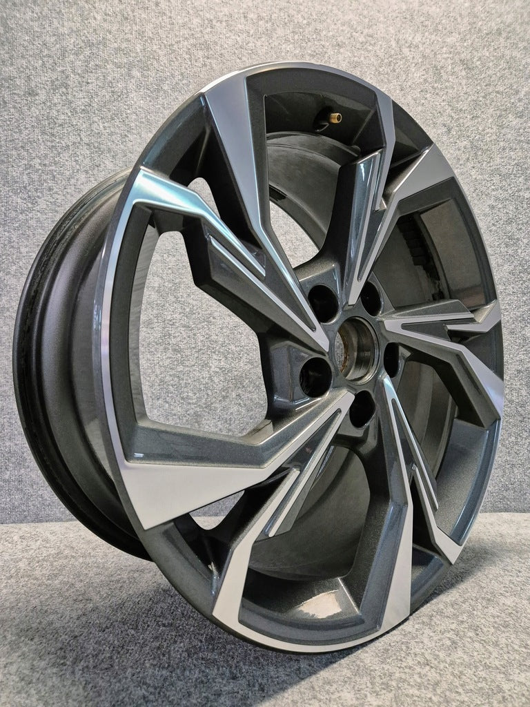 1x Alufelge 18 Zoll 8.0" 5x112 46ET Glanz Graphit 8Y0601025H Audi A3 Mg FEL2754450912ev