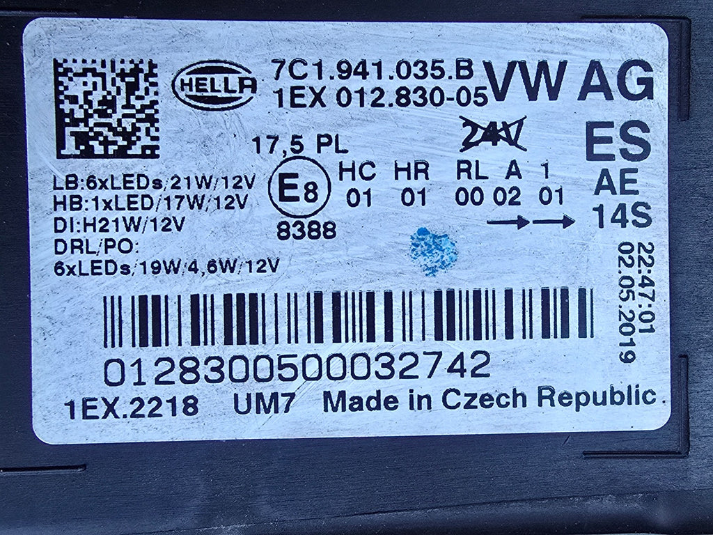 Frontscheinwerfer VW Crafter 7C1941035B Full LED Links Scheinwerfer Headlight SCH7578696399gi