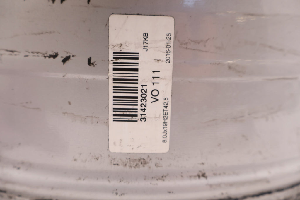 1x Alufelge 19 Zoll 8.0" 5x108 42 5ET Glanz Silber 31423021 Volvo Xc90 Ii FEL3481225034rd