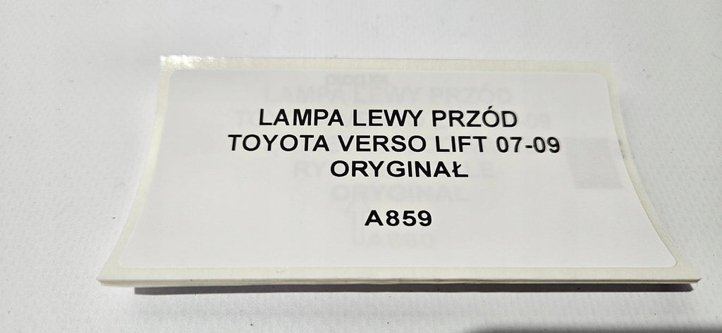 Frontscheinwerfer Toyota Verso Links Scheinwerfer Headlight SCH8686776208xn
