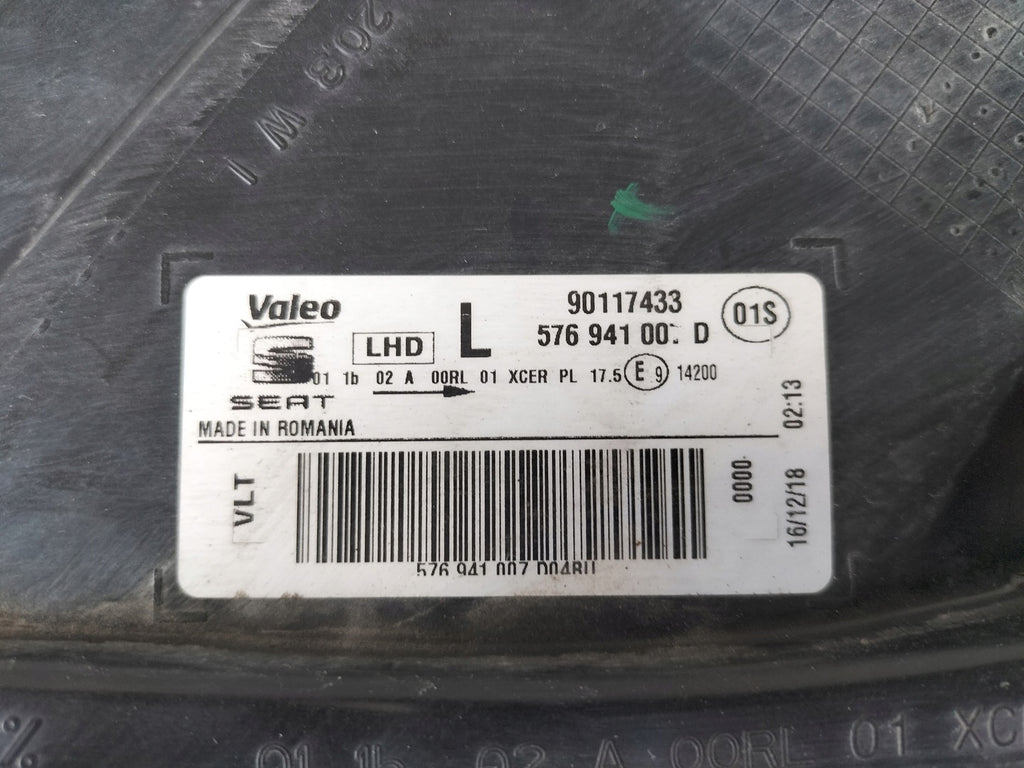 Frontscheinwerfer Seat Ateca 576941007D Full LED Ein Stück (Rechts oder Links)