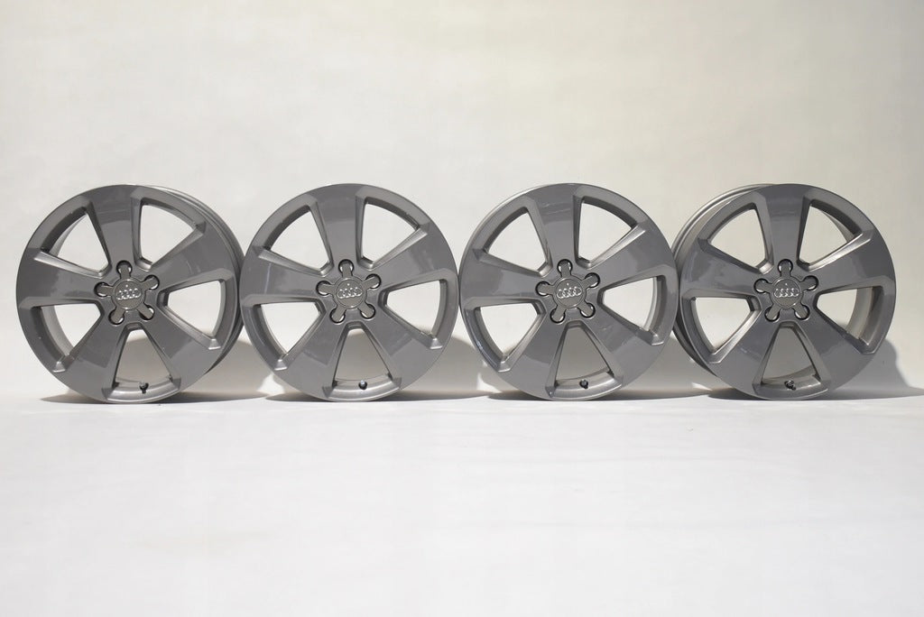 4x Alufelge 17 Zoll 7.5" 5x112 51ET Glanz Grau 8V0601025BK Audi C6 Rim Wheel FEL1698762890te
