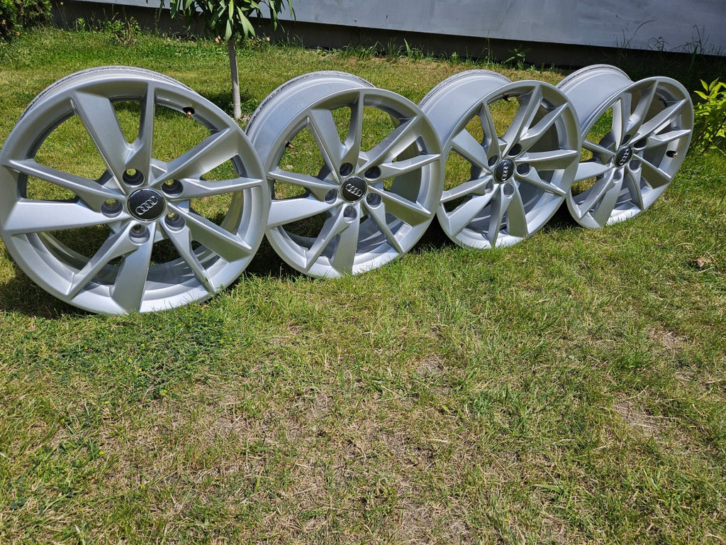 4x Alufelge 16 Zoll 7.0" 5x112 35ET Glanz Silber 8W0601025B Audi A4 Rim Wheel FEL6317133558sb