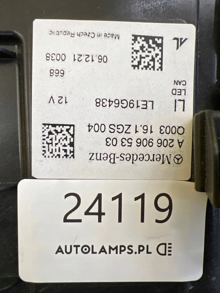 Frontscheinwerfer Mercedes-Benz W206 A2069065303 LED Links Headlight SCH6956557266pn
