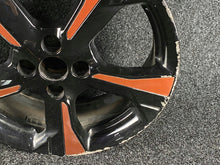 Load image into Gallery viewer, 1x Alufelge 17 Zoll 6.5&quot; 4x100 50ET Glanz Schwarz 40300-5FA5 Nissan Micra K14