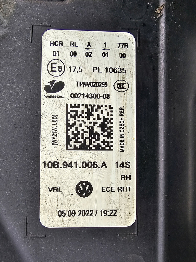 Frontscheinwerfer VW 10B941006A Full LED Rechts Scheinwerfer Headlight SCH3882186428ps