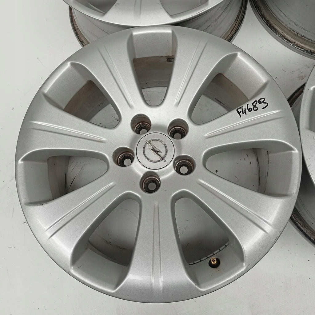 4x Alufelge 17 Zoll 7.0" 5x110 39ET Glanz Silber Opel Zafira Meriva Rim Wheel FEL4511736960rs