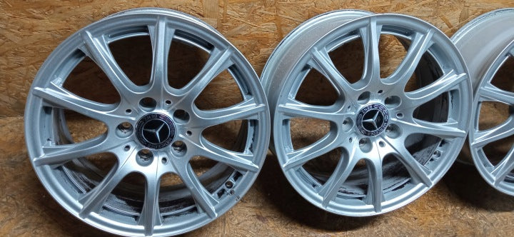 4x Alufelge 16 Zoll 6.5" 5x112 38ET A2054012400 Mercedes-Benz W205 Rim Wheel FEL7622993246fm