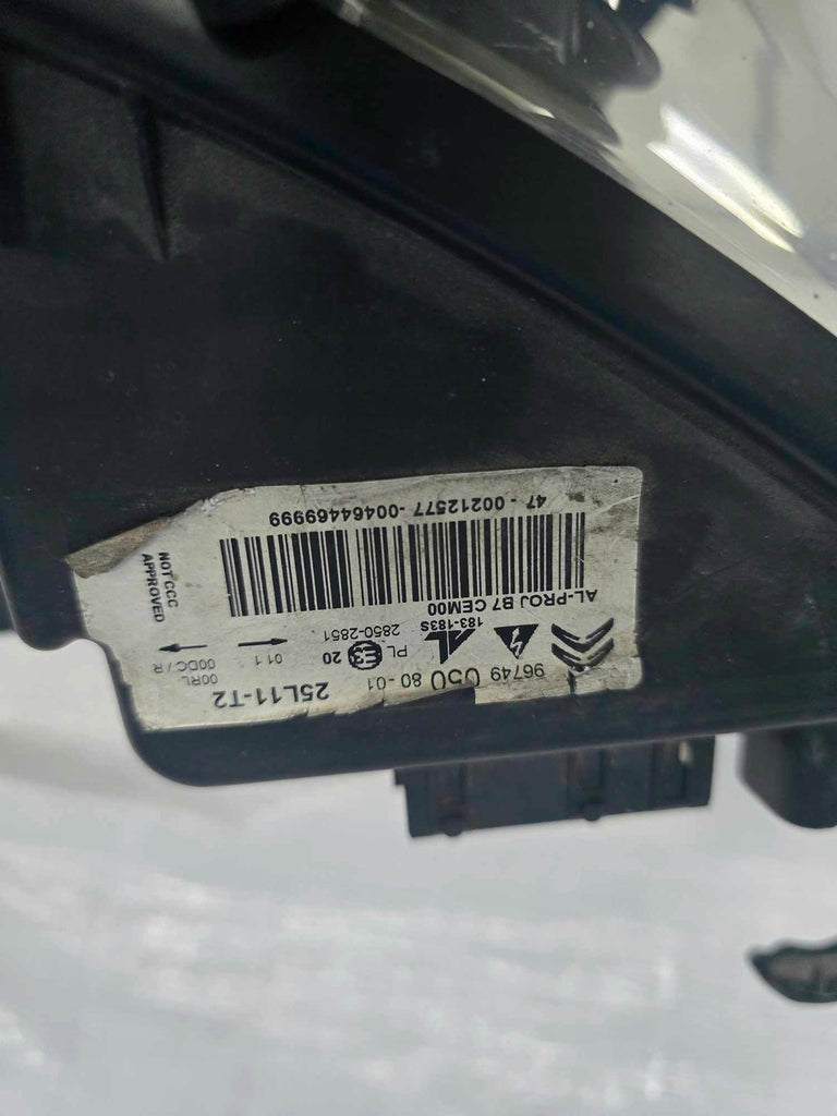 Frontscheinwerfer Citroën Ds4 9674905080-01 Xenon Rechts Scheinwerfer Headlight