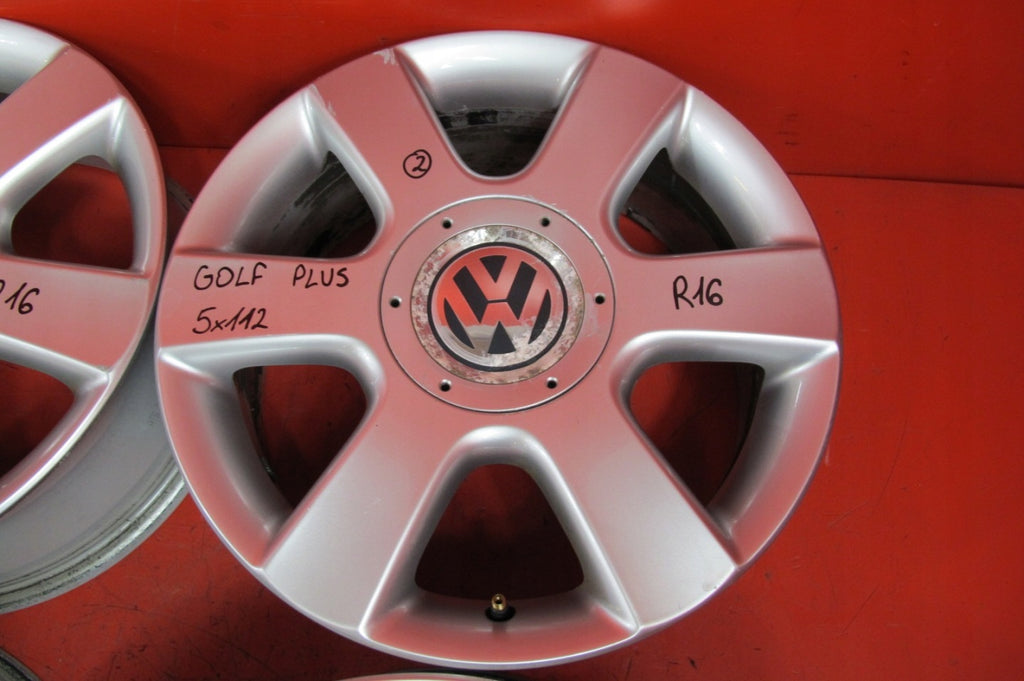 4x Alufelge 16 Zoll 6.5" 5x120 1T0601025C VW Golf V Plus 5m1 Touran Rim Wheel FEL6697974546gc