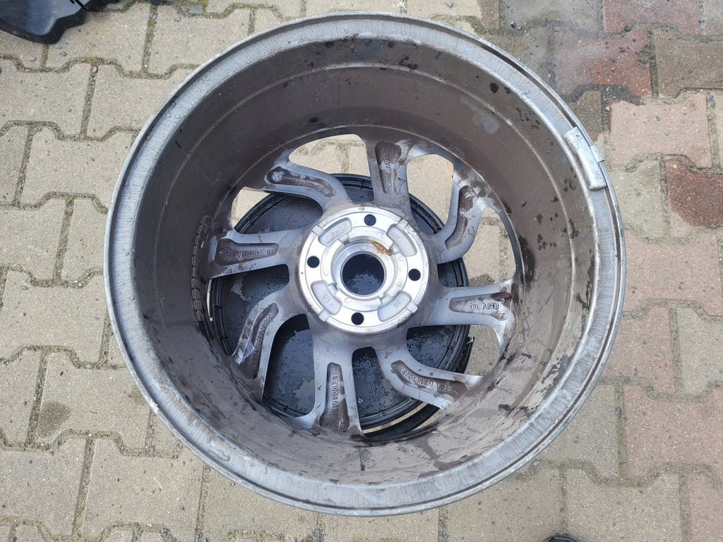 1x Alufelge 16 Zoll 6.5" 4x108 20ET Glanz Silber 39007897 Opel Crossland X