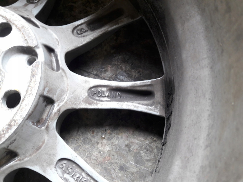 4x Alufelge 16 Zoll 6.5" 5x112 49ET Glanz Silber A2054012400 Mercedes-Benz FEL3304306467br