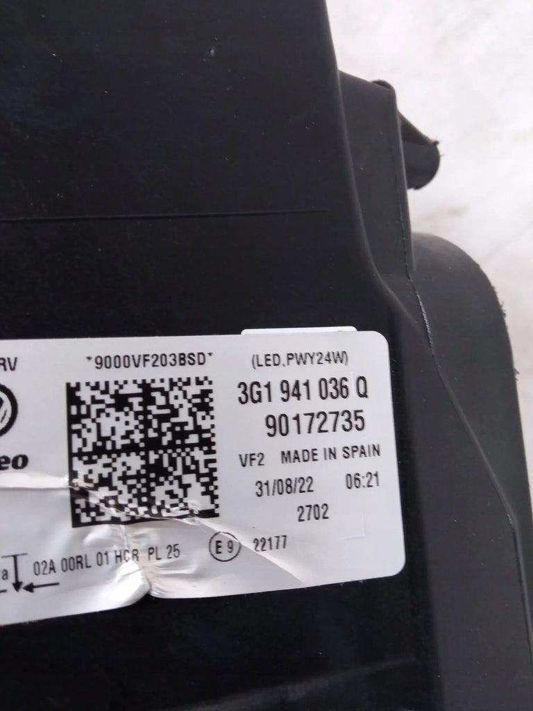 Frontscheinwerfer VW Passat B8 3G1941036Q 9000VY203BSD 90172735 Full LED Rechts