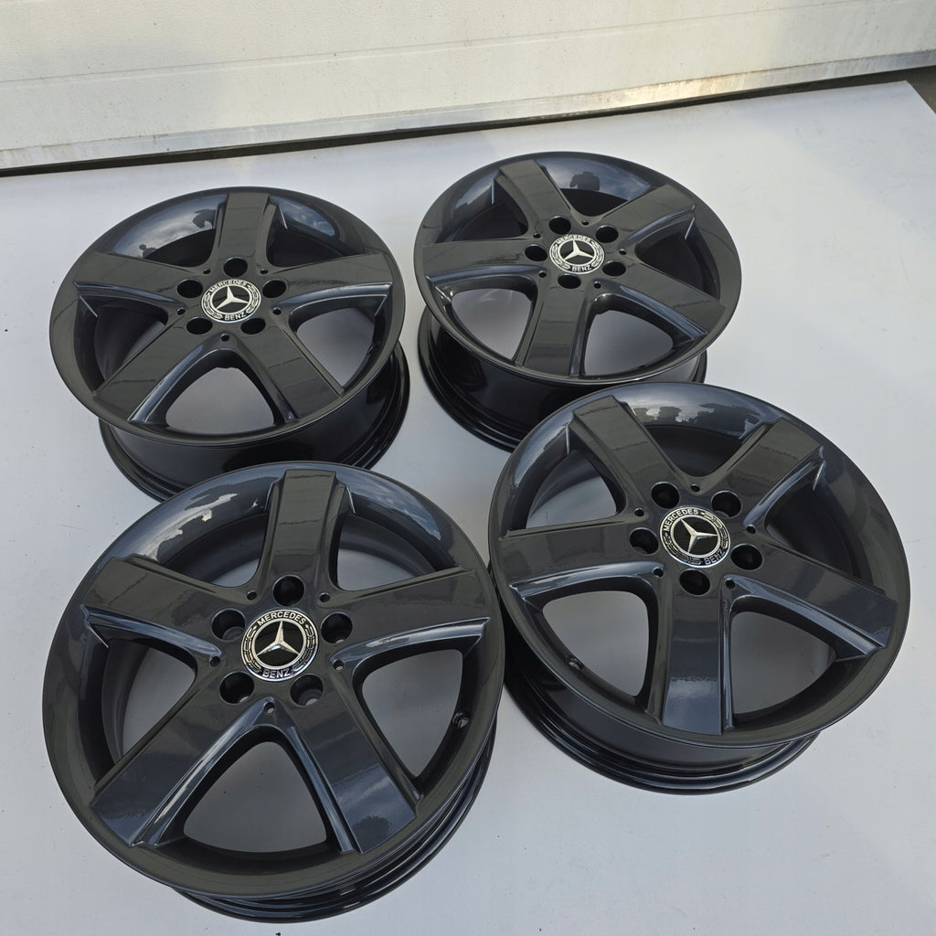 4x Alufelge 16 Zoll 6.0" 5x112 46ET A1694011002 Mercedes-Benz Viano Rim Wheel FEL8678843192fv