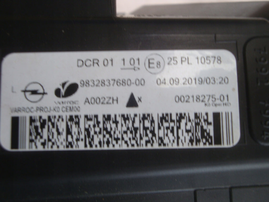 Frontscheinwerfer Opel Zafira 00218274-01 Xenon Links Scheinwerfer Headlight