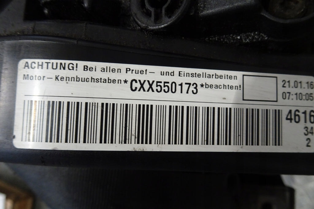 Motor VW Golf III VII CXX 1.6 TDI Diesel Engine Unkomplett