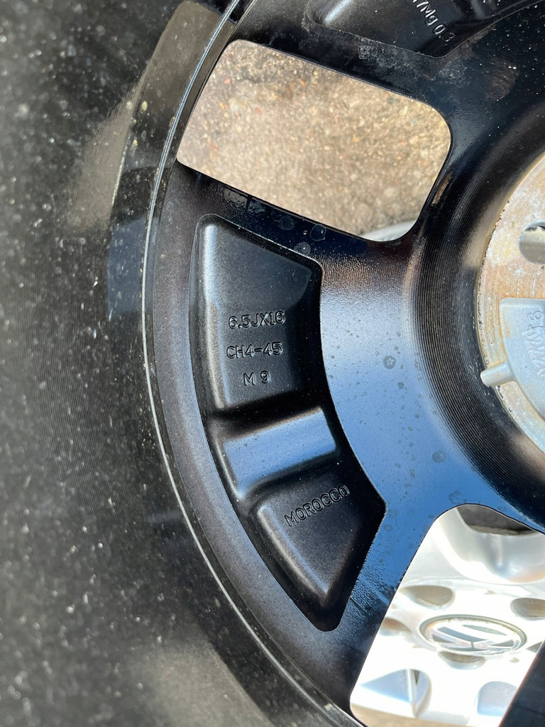 1x Alufelge 16 Zoll 6.5" 4x100 Glanz 403006547R 403006154R Dacia Sandero FEL7511795164hf