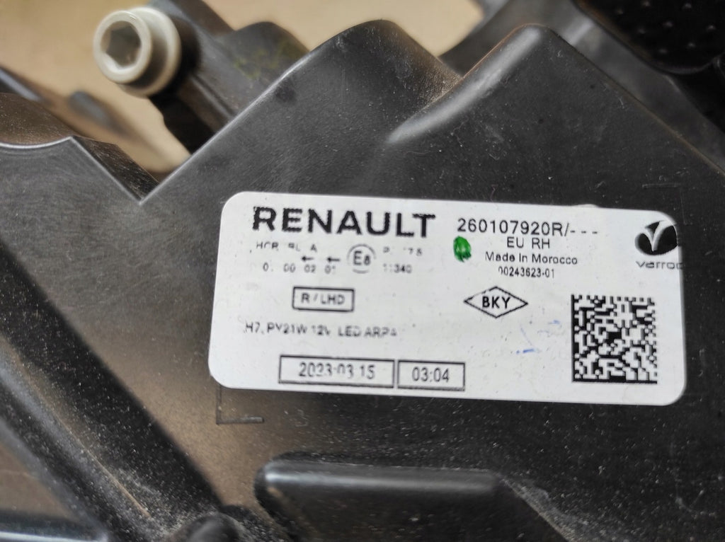 Frontscheinwerfer Dacia Sandero III 20-260107920R LED Rechts Headlight