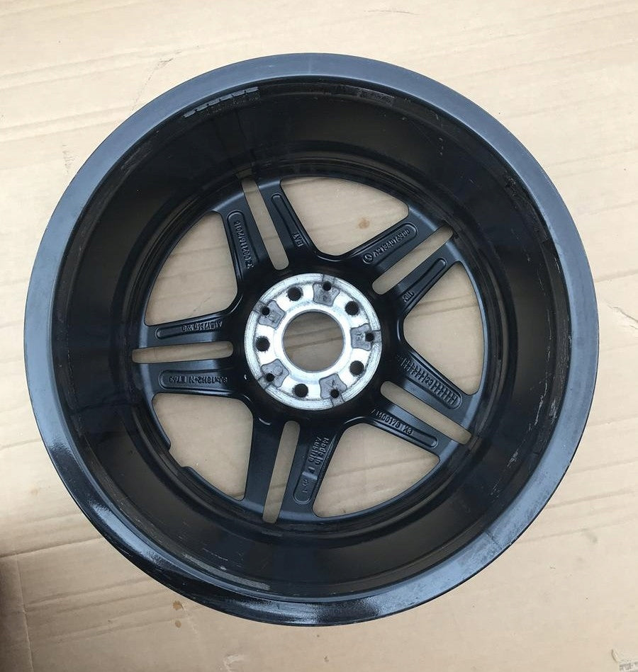 1x Alufelge 18 Zoll 8.0" 5x112 43ET Glanz Schwarz A2134016300 Mercedes-Benz W213 FEL7195702700kx