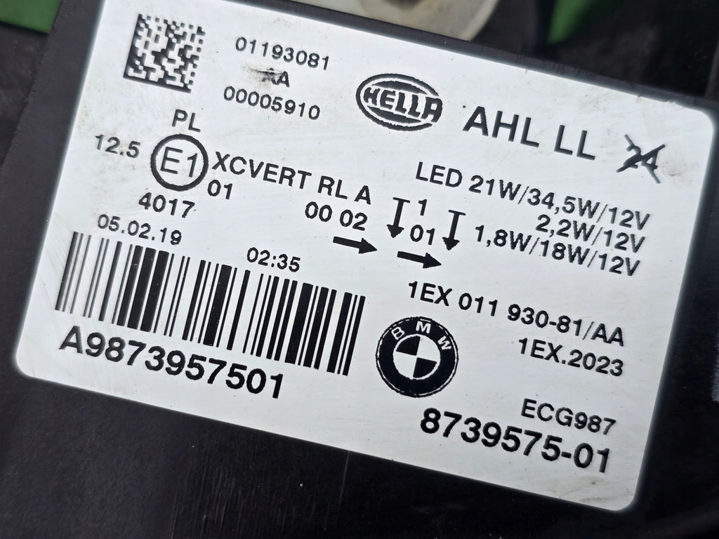 Frontscheinwerfer BMW 1 F21 F20 1EX011930-81 Links Scheinwerfer Headlight SCH8340673605lj