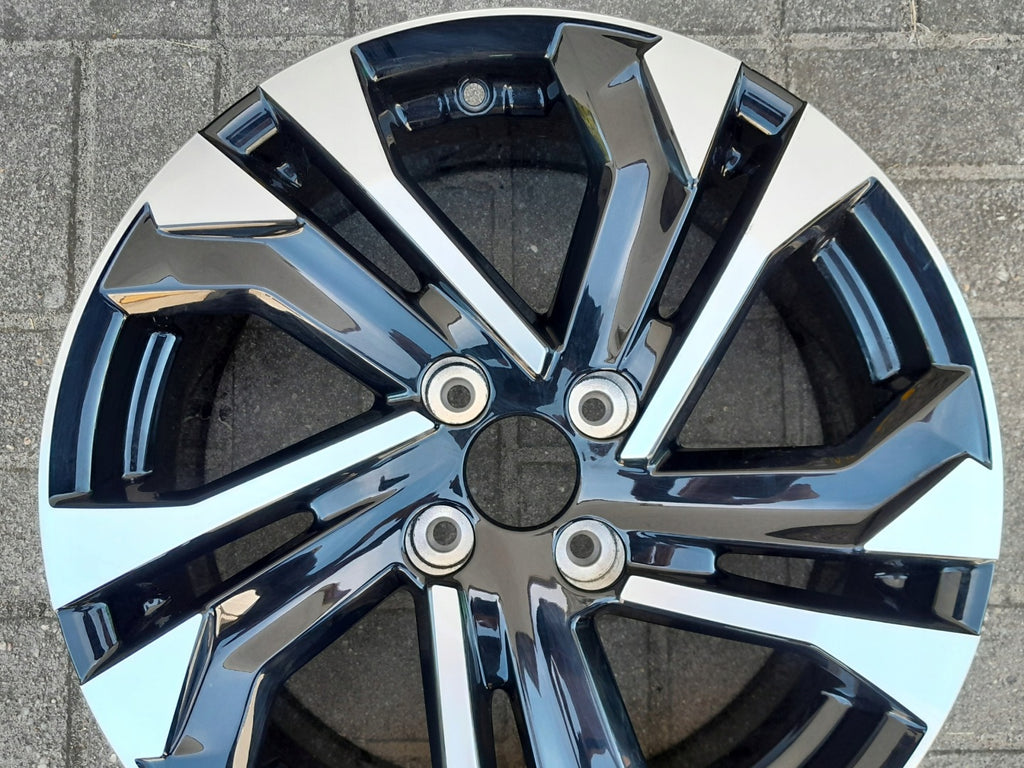 1x Alufelge 17 Zoll 6.5" 4x108 32ET Glanz Schwarz 9828186080 Peugeot 2008 FEL6892045290ck