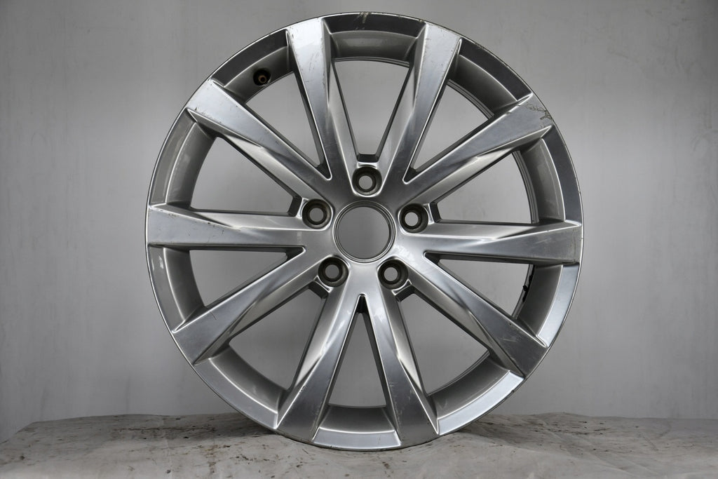 1x Alufelge 17 Zoll 7.0" 5x112 43ET Glanz Silber 5C0601025BE VW New Beetle