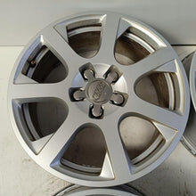 Load image into Gallery viewer, 4x Alufelge 17 Zoll 7.0" 5x112 37ET Glanz Silber 8R0601025E Audi Q5 Rim Wheel FEL9086977629ga
