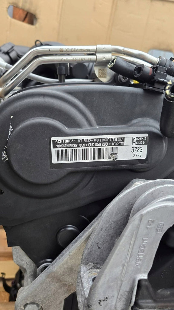 Motor VW CUK 1.4 TFSI 64TKm 2016 Benzin Engine Komplett