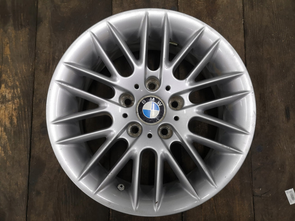 1x Alufelge 16 Zoll 7.0" 5x120 20ET Glanz Silber 67517627 BMW E60 Rim Wheel