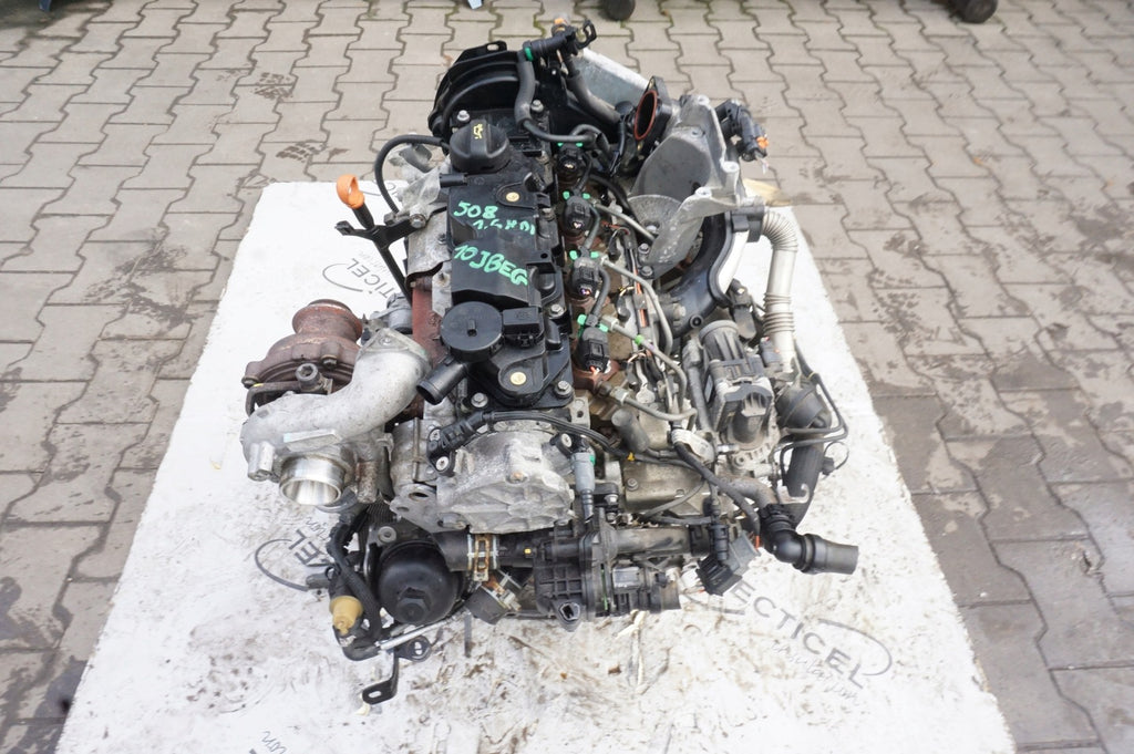 Motor Peugeot 508 I 10JBEG 1.6 EHDI 87TKm Diesel Engine Komplett
