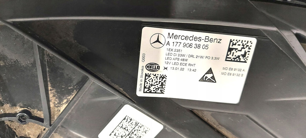 Frontscheinwerfer Mercedes-Benz W177 A1779063805 LED Rechts Headlight SCH8799784744js