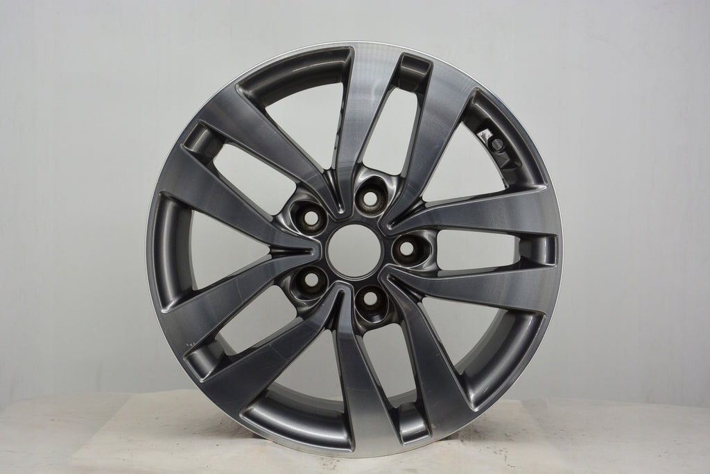 1x Alufelge 16 Zoll 6.5" 5x114.3 50ET Glanz Graphit 52910-G4200 Hyundai Mg