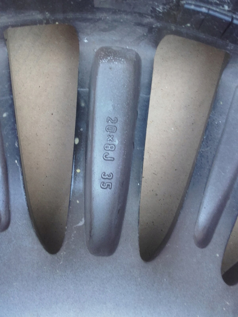 1x Alufelge 20 Zoll 8.0" 5x114.3 Toyota Highlander Rim Wheel