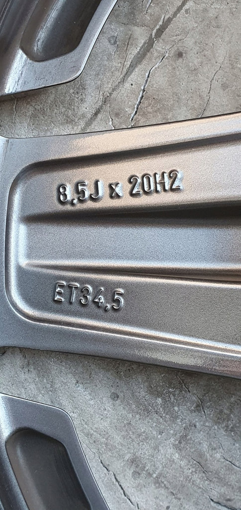 1x Alufelge 20 Zoll 8.5" 5x112 Glanz Grau A2544010600 Mercedes-Benz Glc Amg Mg FEL4927680421vf