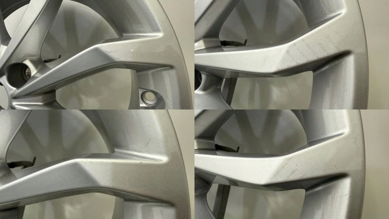 1x Alufelge 18 Zoll 8.0" 5x112 40ET Glanz Silber 8W0601025H Audi Rim Wheel FEL6023413521af