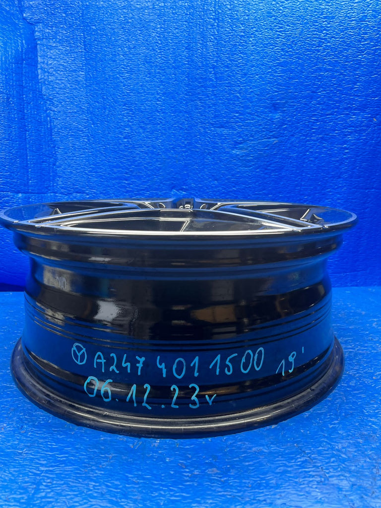 1x Alufelge 19 Zoll 7.5" 5x112 53ET Glanz Schwarz A2474011500 Mercedes-Benz W247 FEL8839812745xv