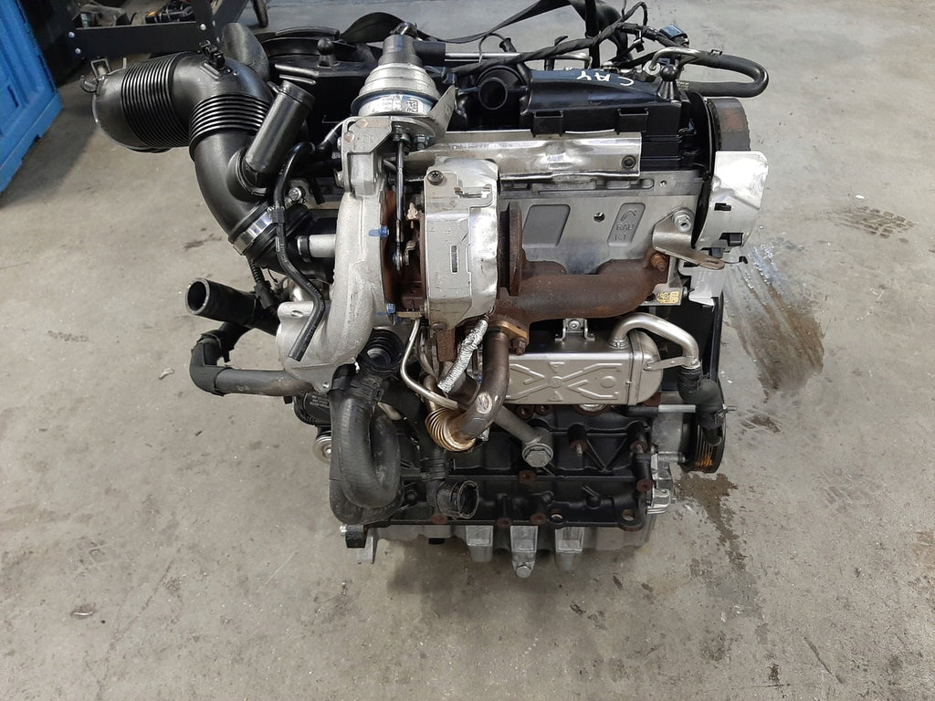 Motor Seat VW Ibiza IV CAY 1.6 TDI 123TKm 2008 Diesel Engine Komplett