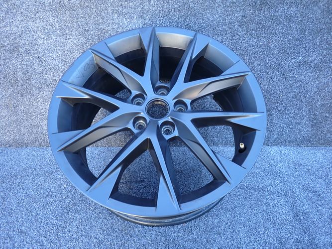 1x Alufelge 18 Zoll 7.5" 5x112 51ET Glanz Silber 5F0601025 Seat Leon Rim Wheel