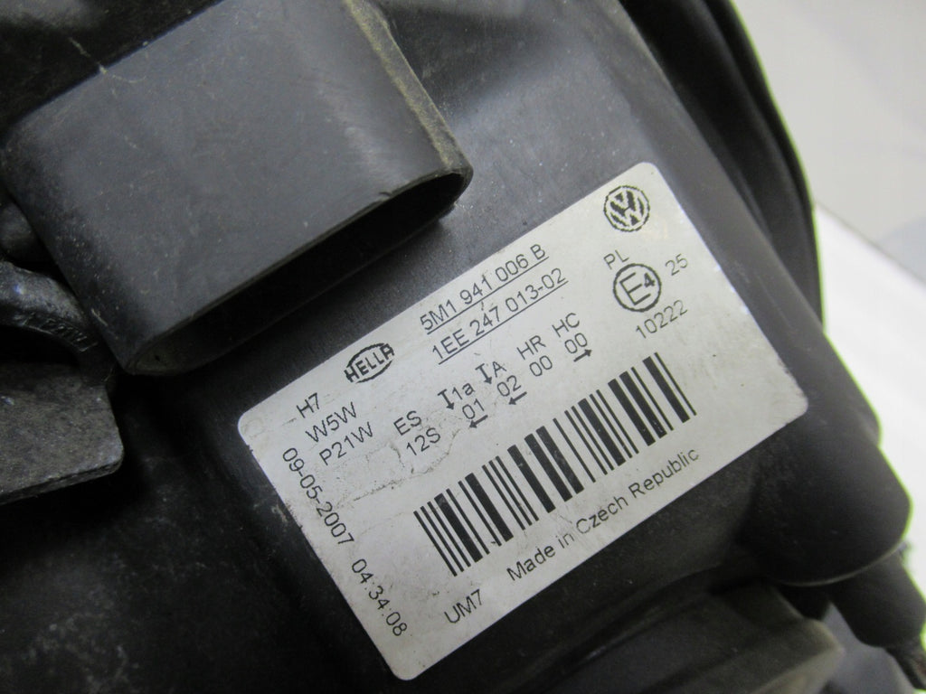 Frontscheinwerfer VW Golf V Plus 5M1941006B LED Rechts Scheinwerfer Headlight SCH5240968833wh