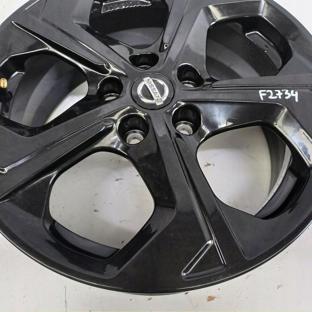 1x Alufelge 17 Zoll 7.0" 5x114.3 45ET Glanz Schwarz KE409-4C200 Nissan Juke FEL8544148243yd