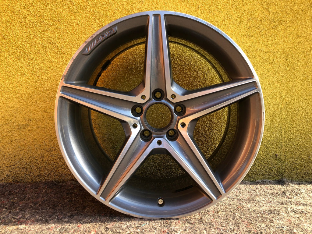 1x Alufelge 18 Zoll 8.5" 5x112 49ET A2054011200 Mercedes-Benz Amg Rim Wheel FEL4815761136it