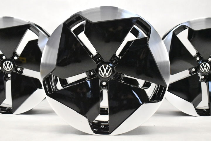 4x Alufelge 20 Zoll 7.5" 5x112 44ET Glanz Schwarz 10A601025B VW Id.3 Rim Wheel FEL8976937646tg