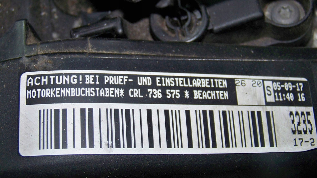 Motor VW Passat B8 CRL 2.0 TDI 161TKm 2017 Diesel Engine Unkomplett