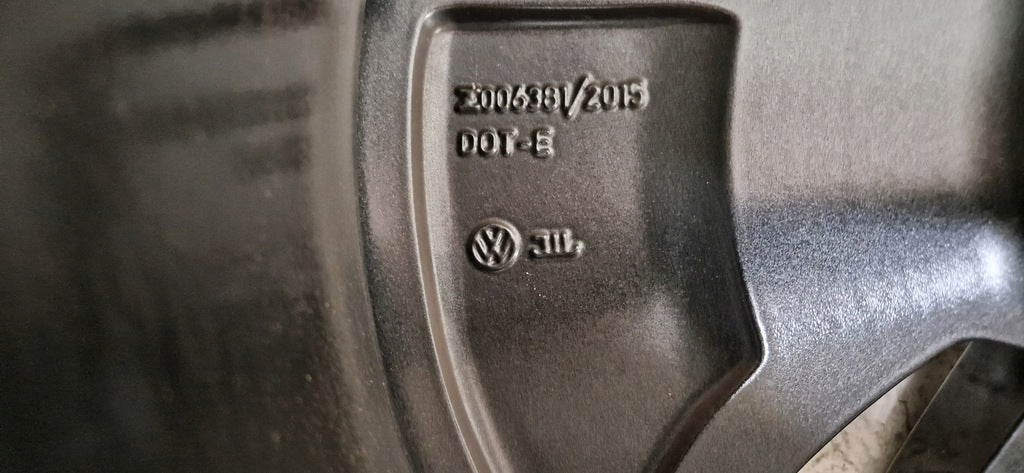 1x Alufelge 19 Zoll 8.0" 5x112 45ET Glanz Schwarz 11A601025M VW Id.4 Rim Wheel FEL3183589228hh