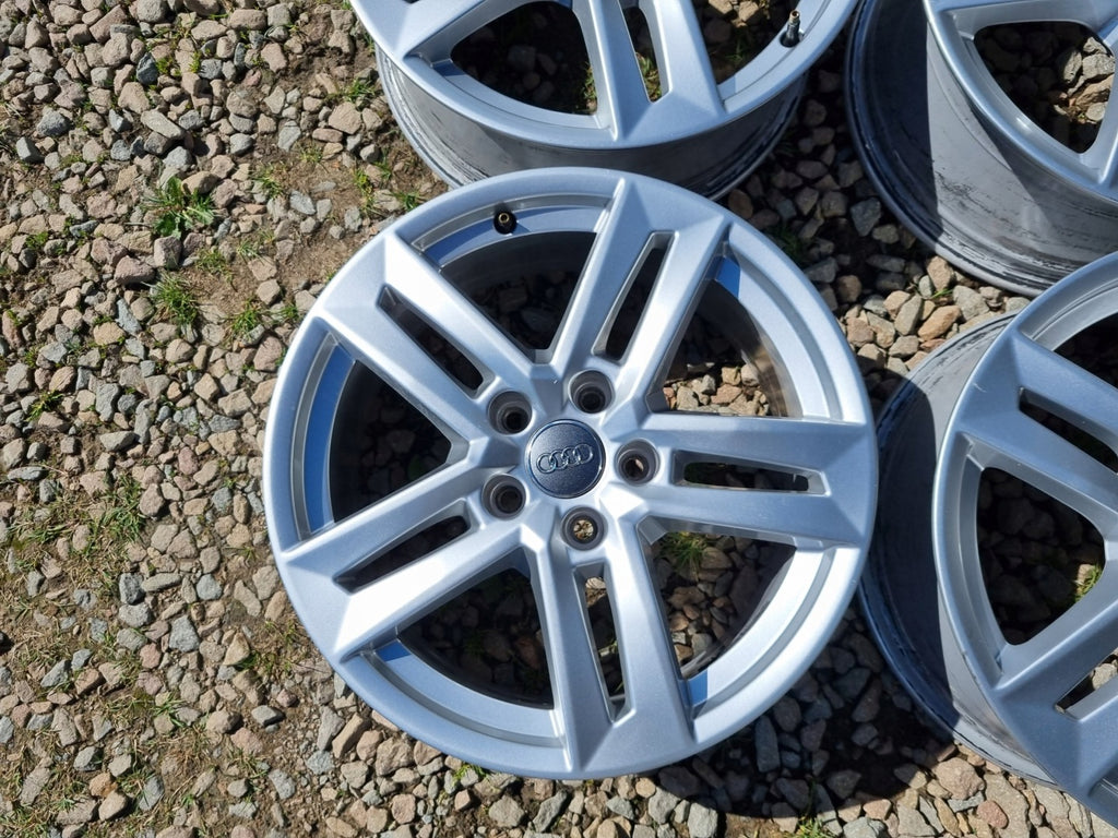 4x Alufelge 17 Zoll 7.0" 5x112 42ET Glanz Silber 8W0601025P Audi Rim Wheel FEL6458979846su
