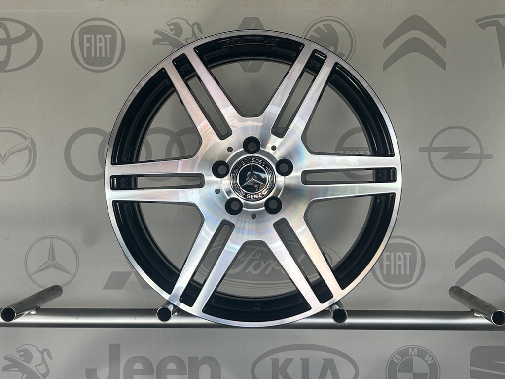 4x Alufelge 18 Zoll 8.0" 5x112 45ET Glanz Schwarz A2074011302 Mercedes-Benz A207 FEL5661172120tz