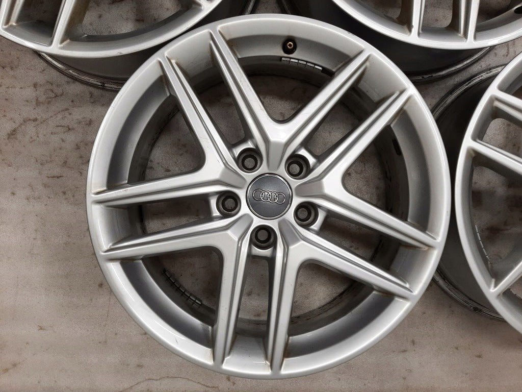 4x Alufelge 17 Zoll 6.5" 5x112 28ET Glanz Silber 8W9601025 Audi Allroad B9 FEL9017002003ro