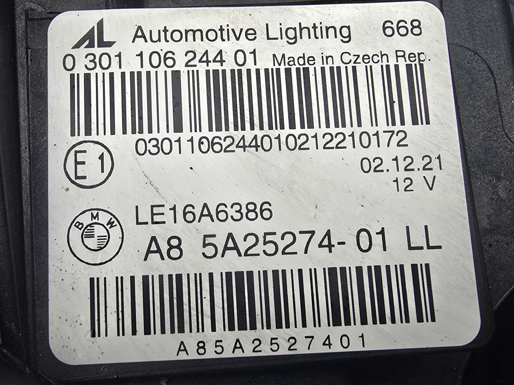 Frontscheinwerfer BMW 3 G21 G20 5A25274-01LL Rechts Scheinwerfer Headlight SCH3786329046ij